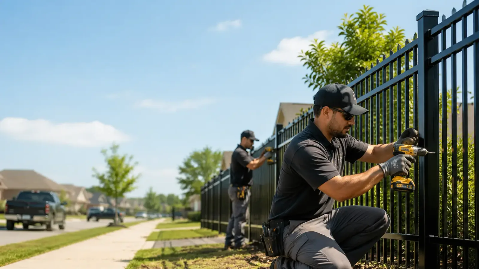 Metal Fence Installation in The Plains, OH
